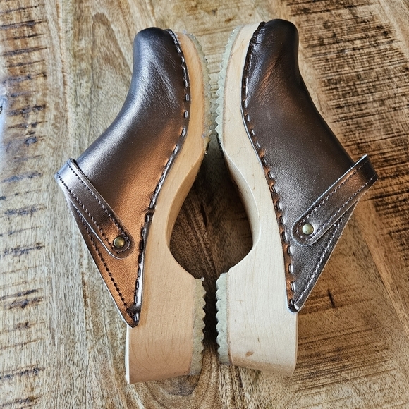 Sven Original bronze clogs Size 41 US 10 Made in USA - Picture 6 of 10